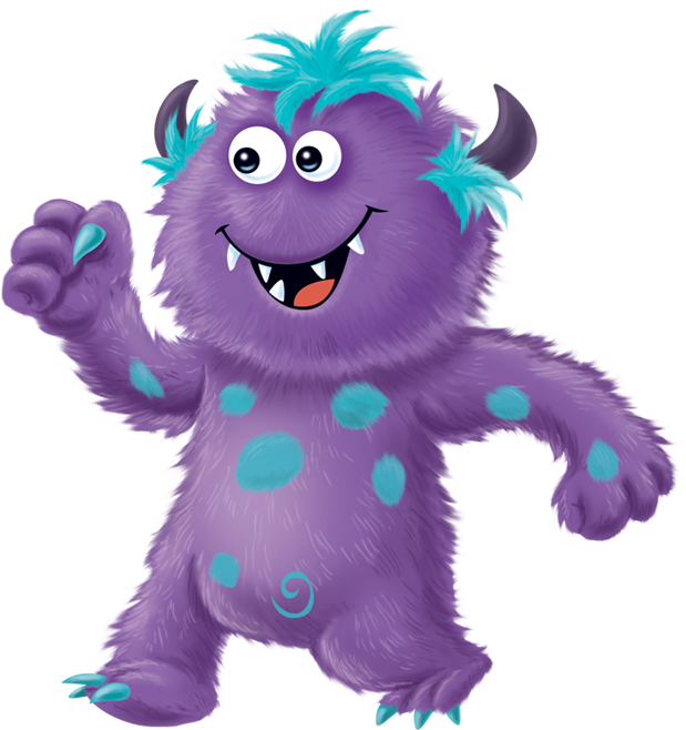 purple Snuggle Monster for kids